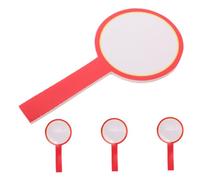 MAGICLULU 4 Piezas Tablero de Puntuación Doble Cara Pizarra Blanca Portátil Borrable para Votación Jueces y Competición Deportiva Plástico Resistente