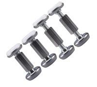 MAGICLULU 4 Piezas tapones de cama de acero inoxidable somieres ajustables actuador anti-salpicaduras artículos para el hogar antideslizante marco de la cama sofá Poseedor Estabilizador