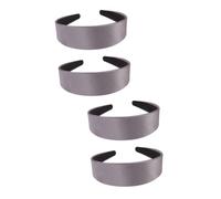 MAGICLULU 4 Piezas Tiara Nupcial Aros De Pelo Venda Tiara De Cristal Banda Para La Cabeza Sin Banda Para El Cabello Gomas Para Mujer Moda Turbante Antideslizante De Las Mujeres
