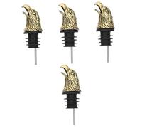 MAGICLULU 4 Piezas Vertedor De Vino Dispensador De Alcohol Enfriador De Vino Abridor De Botellas De Vino Barril Caños Juego Aireador De Vino Tapón De Vino Canalón Bebiendo Difusor Aleación