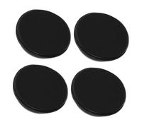 MAGICLULU 4 Tapones De Repuesto para Desagüe De Congelador A Prueba De Fugas De Silicona para Desagüe De Congelador Horizontal Color Negro