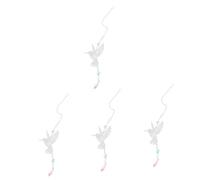 MAGICLULU 4 Uds Colibrí Decoración Colibrí Atrapasoles Ventana Prisma Ornamento Colibríes Atrapasoles Colibríes Colibríes Decoración De Jardín Ventana Prisma Cristal