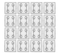 MAGICLULU 40piezas Toallas de Papel Cuadradas Notas Musicales Servilletas de Papel para Fiestas Suministros para Fiestas Decorativas para Invitados