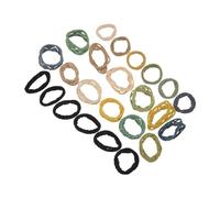 MAGICLULU 4juegos Lazo Cabello de Coleteros Anti-daño sin Costuras para Mujer Bandas Elásticas Gruesas para Fiestas