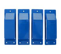 MAGICLULU 4piezas Cubiertas de Ventilación para Contenedores de Carga Ventilación del Contenedor de Palets Plástico Resistente Intemperie Rejilla Antipolvo para Almacén y Garaje