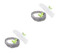 MAGICLULU 4piezas De Maquillaje Para Lavado Facial y Aplicación De Cosméticos Ajustables Para