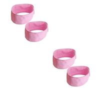 MAGICLULU 4piezas Multifuncionales Para Lavado Facial y Yoga De Pañuelo Rosa Para Mujeres y Para y Actividades Deportivas