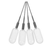 MAGICLULU 4piezas Pipetas Gotero de Plástico para Aceites Esenciales Maquillaje y Manualidades Cuentagotas de Plástico Gotero de Transferencia de Líquidos