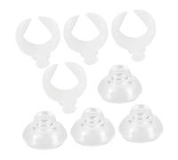 MAGICLULU 4piezas Soporte De Ventosas para Tanque De Peces Blanco con Clip para Tubo Alimentador De Acuario y Abrazadera Organizada De Manguera