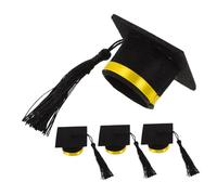 MAGICLULU 4piezas Tapones para Botellas De Vino Borlas para Sombrero De Graduación Decoración para Fiesta De Graduación Adorno Exclusivo