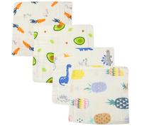 MAGICLULU 4piezas Toallitas Faciales Algodón Toallitas Absorbentes de Agua para Toallas Faciales para Recién Nacidos Toallas de Baño para Bebés