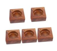 MAGICLULU 5 Ceniceros Creativos De Madera Ceniceros Vintage Ceniceros Portátiles Ceniceros Decorativos para Coche Ceniceros De Aire Ceniceros para Exteriores Ceniceros A Prueba De