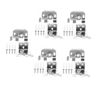 MAGICLULU 5 Juegos Accesorios para Persianas Venecianas Ventana Persianas Enrollables Al Aire Interior Cortinas Código Araña Ciega Veneciana Aleación De Aluminio Silver