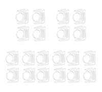MAGICLULU 5 Juegos Soporte para Barra De Cortina Soporte para Percha Soporte para Barra De Ducha Accesorios para Barras De Cortina Ganchos para Puerta Soporte para Barra De Cortina 4 Uds * 5