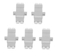 MAGICLULU 5 Piezas Adaptador De Fibra Óptica LC para Conexiones De Adaptador De Latiguillo De Fibra Componentes para Uso Centros De Datos