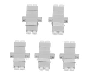 MAGICLULU 5 Piezas Adaptador De Fibra Óptica LC para Conexiones De Adaptador De Latiguillo De Fibra Componentes para Uso Centros De Datos
