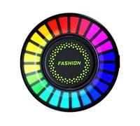MAGICLULU 5 Piezas Ambientador de Coche LED de Aromas con Clip de Ventilación de Iluminación Rgb Control de Sonido Accesorios Prácticos para Vehículos