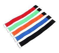 MAGICLULU 5 Piezas Bandas Elásticas Ajustables para Competencia de Tres Piernas Coloridas Resistentes y Cómodas para Actividades de Relevos al Aire Construcción de Equipos y Día de Campo