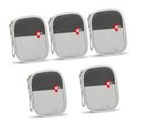 MAGICLULU 5 Piezas botiquín de primeros auxilios de mano emergency kit botiquin organizador de inserciones de bolsos bolsa de mano bolsas de primeros auxilios para acampar bolsas de medicina