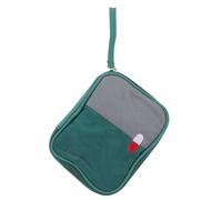 MAGICLULU 5 Piezas Botiquín De Primeros Auxilios De Mano Organizador De Bolsas De Maquillaje De Viaje Mini Bolsa Portátil Organizador De Bolsos Maletin Medico Para Viaje Tela Oxford Green