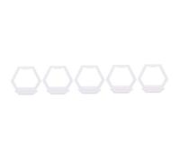 MAGICLULU 5 Piezas Estante Luces Led para Dormitorio Esquina Enchufar Macramé Decoración Revistero Montado En La Pared Muro Póster Accesorios Aplique De La Pared Lado Mostrar Wpc