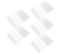 MAGICLULU 5 Piezas Pack de Fundas Transparentes Protectoras para Pasaporte Impermeables Cubiertas Resistentes al Agua para Documentos de Viaje para Mujeres y Familias Viajes de Seguridad