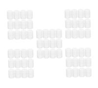 MAGICLULU 5 Series Botella Sólida Hdpe Reutilizable Mini Diminuto Frascos Vacíos De Tabletas Para Pastillas Píldoras Botellas Con Tapas Pequeñas Botellas De Medicina Blanco 12 Piezas X 5