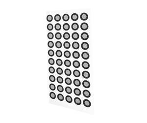 MAGICLULU 50 Piezas Puntos de Marcado Reflectantes para Escáner Pegatinas de Objetivos de Posicionamiento Alta Reflexión Difusa Puntos de Seguimiento de Referencia y Escaneo