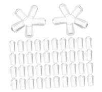 MAGICLULU 50piezas Tapones De Goma Para Perchas Fundas De Protección De Pvc Para Tornillos Y Ganchos Capuchones Para Tubos Metálicos Instalación Fácil Y Duradera Para Ropa Y Accesorios