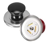 MAGICLULU 6 Perillas de Repuesto Material y Acero Inoxidable Fácil Instalación Pack de 6 Unidades para Tapa de Hervidor Silbato Fuerte