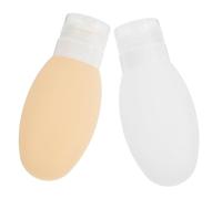 MAGICLULU 6 Piezas contenedores viaje champú travel accesorios baño lazos para el pelo softbol botellas viaje envase botellas liquido para viajar botellas silicona loción