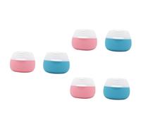 MAGICLULU 6 Piezas contenedores viaje para cremas travel bottles Dispensador cosméticos botella viaje silicona arte casa muñecas botellas viaje crema mantequilla mini