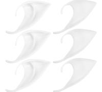 MAGICLULU 6 Piezas de Orejas de Hadas de Silicona de Color Claro para Cosplay y Halloween, Lavables Acabado Fino, Accesorio Adecuado para Disfraz de Criaturas Fantásticas