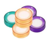 MAGICLULU 6 piezas Humectante de Dedos Esponja Suave con Bola Flotante para Humedecer Dedos Herramienta Práctica para Contar Dinero y Clasificar Papeles Oficina Colores Color Aleatorio