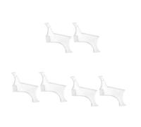 MAGICLULU 6 Piezas peine para barba recortadora de aseo para hombres herramienta de guía para dar forma a la barba peine hombre Peine para hombres peines para hombres afeitadora facial lápiz