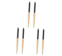 MAGICLULU 6 Piezas peine peluquería peine rizos para rizos cepillo para el cabello estilo rodillo rizador pelo varita cepillo moldeador pelo para cabello rizado chinos