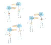 MAGICLULU 6 Piezas Tocado Peine Borla Hecho a Mano Horquilla La Vendimia Horquillas Chinas Para El Cabello Accesorios Para El Cabello Mujer Pelo Chino Venda Las Mujeres Boda