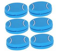 MAGICLULU 6 Piezas Unidades Amortiguadores Raquetas Tenis de Suave Antivibrador Raqueta Tenis con Diseño Divertido para Entrenamiento y Competición