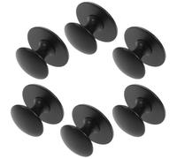 MAGICLULU 6 Piezas Unidades Tiradores Redondos Autoadhesivos para Armarios y Manijas sin Taladro de Aleación de Aluminio Pomos Elegantes para Vestidores Cómodos y Fáciles de Instalar