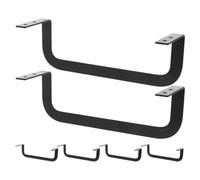 MAGICLULU 6 Topes Antideslizantes Estabilizador que Previene Resbalones Soporte Resistente para Colchón de Hierro Negro para Marcos de Cama de Madera