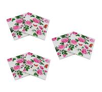MAGICLULU 60 Hojas Servilletas De Papel Decoraciones De Flores De Boda Servilleta De Papel Decoración De La Boda Servilletas De Tela Estampadas Decoraciones De Boda Decorar Impresión