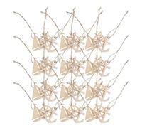 MAGICLULU 60 Piezas Formas De Madera Sin Terminar Recortes De Anclas Timones Y Velas Para Manualidades Se Pueden Teñir En Fiestas Náuticas