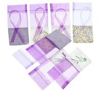 MAGICLULU 72piezas Bolsitas De Lavanda Aromáticas Diseño Floral Saco De Fragancia Para Relajación y Sueño Color Morado Oscuro Morado Oscuro y Púrpura