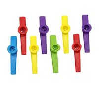 MAGICLULU 8 Piezas de Rendimiento Mirlitón Kazoos Musicales Fáciles de Aprender Estructura Simple sin Necesidad de Teoría Sonora Adecuado para Actividades al Aire Libre