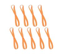 MAGICLULU 9 Piezas Diadema Funcional para Correr de Antideslizante Deportiva Elástica y Banda Cabello Tela Naranja Cómoda Fútbol para Ejercicio