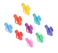 MAGICLULU 9 Piezas Marcadores para Copas de Vino Silicona Reutilizables Diseño Zapatilla Identificador Decorativo Accesorio para Fiesta