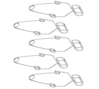 MAGICLULU Abrazaderas de Laboratorio de Acero Inoxidable Galvanizado 5 Piezas para Tubos de Ensayo Grandes 5,7 Pulgadas Soporte Metálico Resistente para Experimentos Científicos