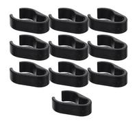 MAGICLULU Abrazaderas de Plástico Diámetro Interno de 25mm 10 para Cables de Micrófono Flexibles y Firmes para Organizar Cables en Soportes de Teclado y Aulas