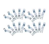 MAGICLULU Abrazaderas de Resorte Metálicas para Carcasa de Filtro de Aire 20 Unidades Plateadas Resistentes Clips para Filtro de Coche Accesorios Automotrices Recambios Aire Acondicionado