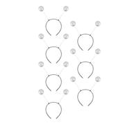 MAGICLULU Accesorio para Cabello Único, Diademas Bolas de Espuma, Set de 7 Piezas para Tocados en Fiestas y Celebraciones